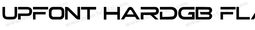 UPFont HardGB Flash Fill字体转换